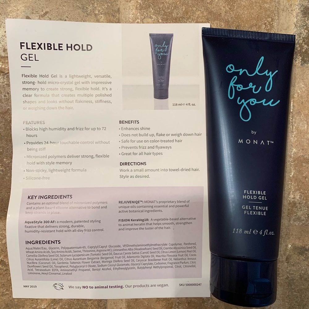 NEW Monat Only for you Flexible Hold Gel